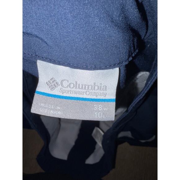 Columbia PFG Grander Marlin II Offshore Shorts Mens 38 Blue Omni Shield Cargo - Picture 4 of 7